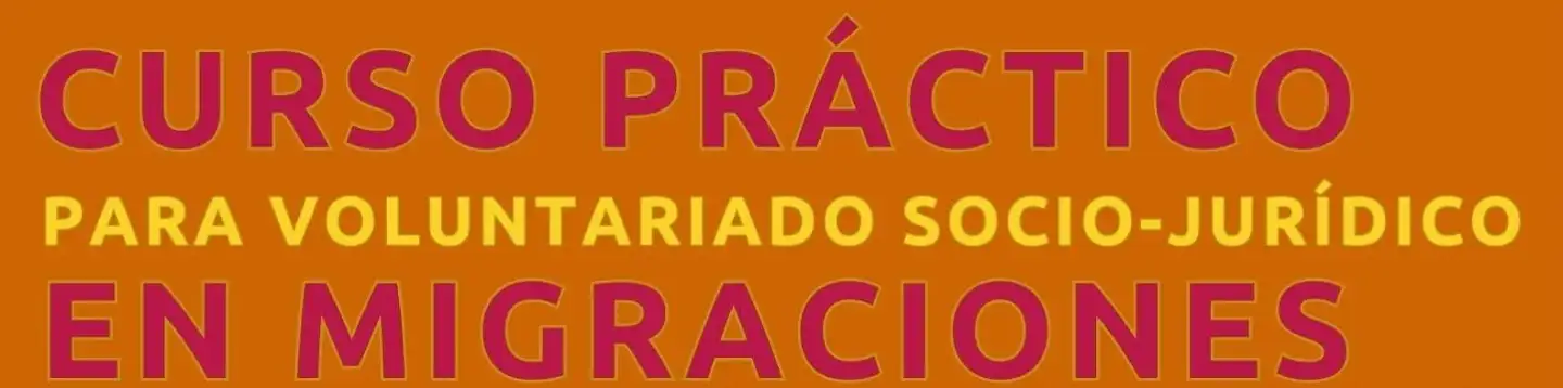 Curso para atención socio - jurídica en extranjería